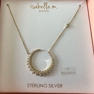 Beautiful necklace color gold over sterling silver